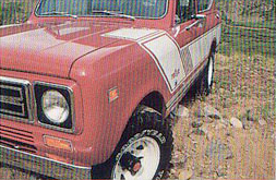 1978 International Harvester Scout II Terra Cotta with Rayllye White applique